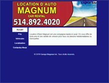 Tablet Screenshot of garagemagnuminc.com